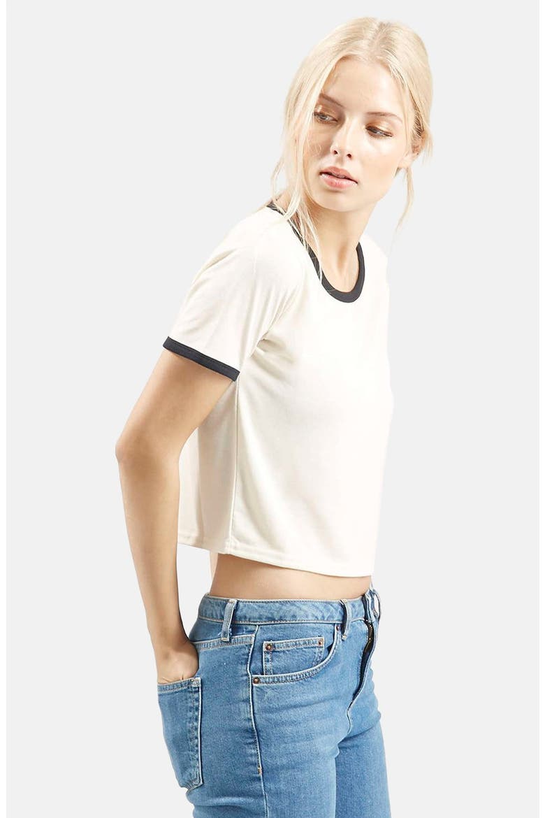 Contrast Tee, Main, color, CREAM MULTI