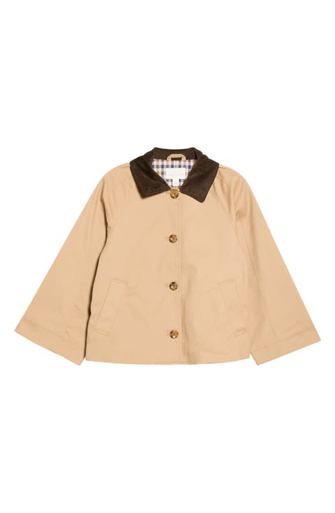 Swing Cropped Trench Jacket