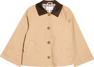 Caslon® Swing Cropped Trench Jacket