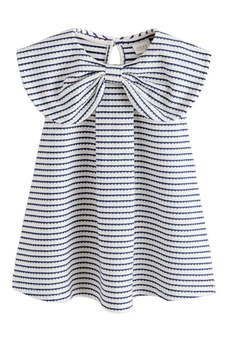 Kids' Stripe Frill Collar Dress, Main, color, MULTI
