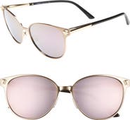 Versace Glam Medusa 57mm Cat Eye Sunglasses