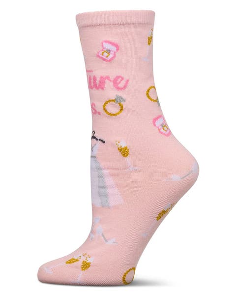Big Kid's Future Mrs. Greeting Card Crew Socks