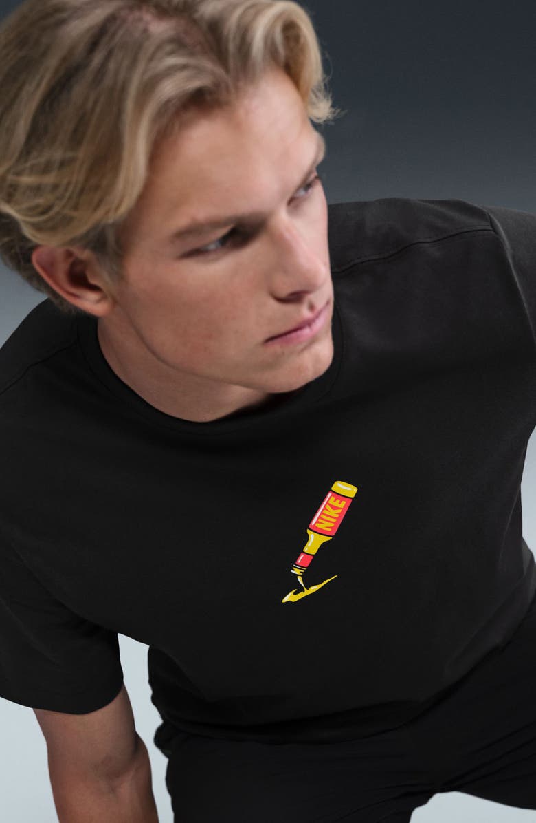 Nike Sportswear Cotton Graphic T-Shirt, Alternate, color, Off Noir