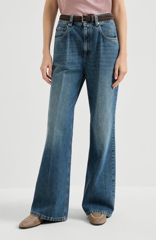 Brunello Cucinelli Contemporary Loose trousers in Denim at Nordstrom, Size 38
