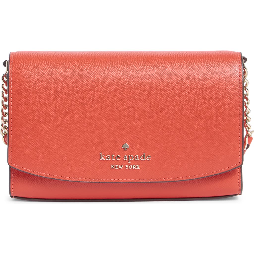 Kate Spade New York Small Flap Crossbody Bag In Red