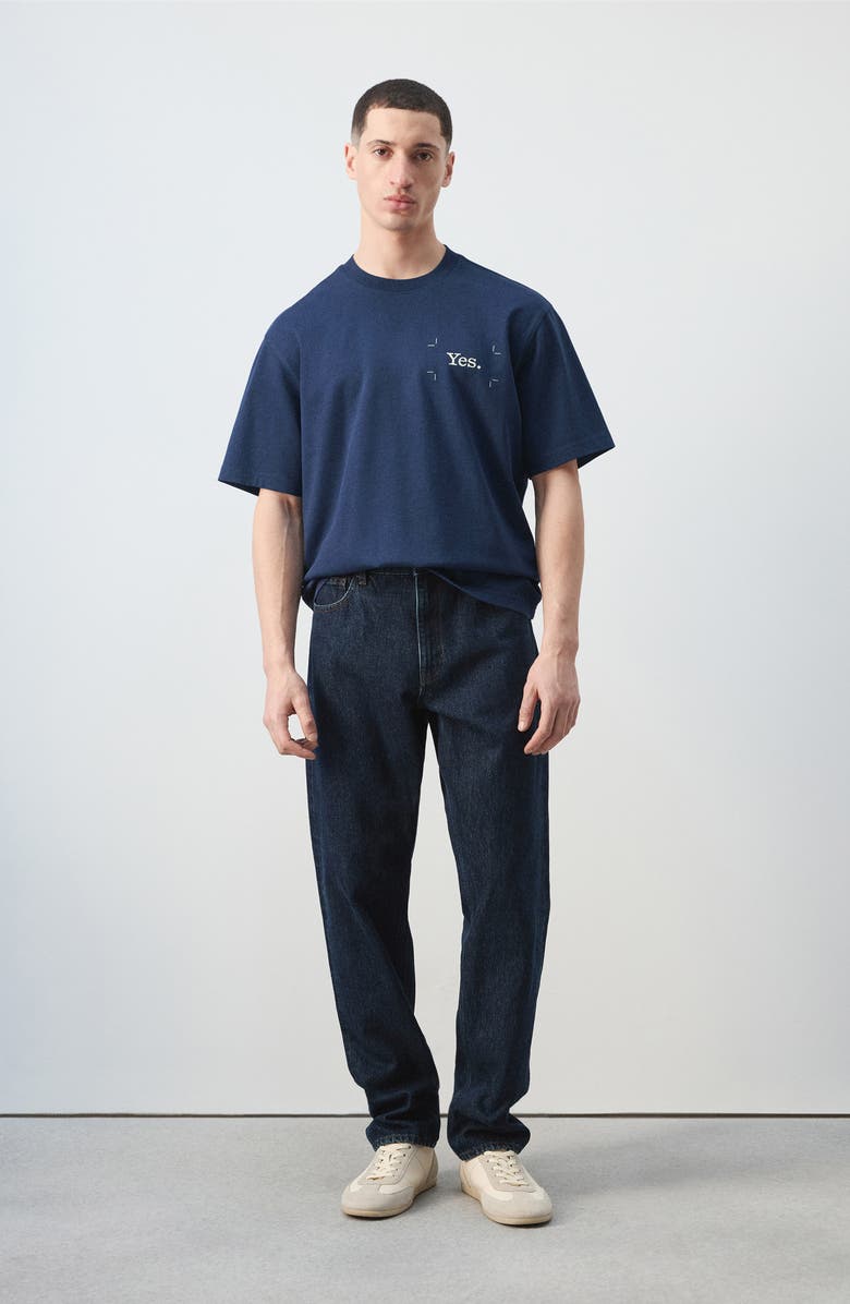 MANGO x Fantastic Man Yes Graphic T-Shirt, Alternate, color, Ink Blue