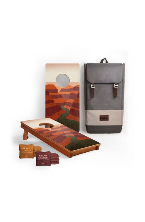 1ft x 2ft Mahogany Pathfinder Cornhole Board Set