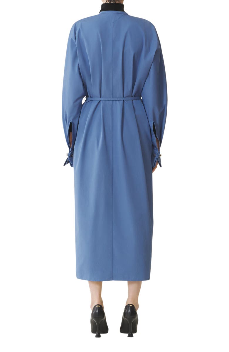 Lanvin Shirt Dress In Poplin Cotton, Alternate, color, Jeanne Blue
