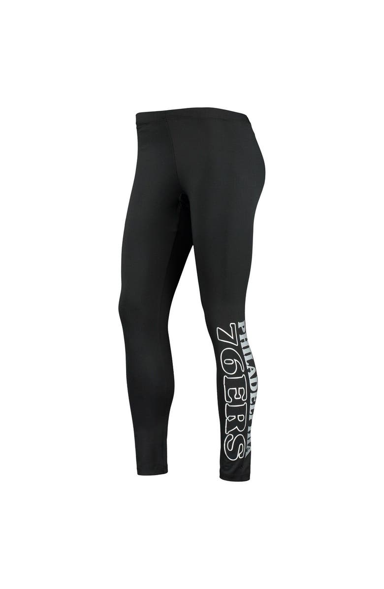 G-III SPORTS BY CARL BANKS Women's G-III Sports by Carl Banks Black Philadelphia 76ers Stadium Leggings, Alternate, color, Black