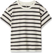 rag & bone Kelly Stripe Boxy T-Shirt