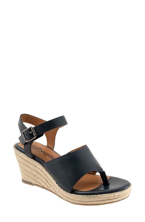 SOFTWALK SOFTWALK® HILO ANKLE STRAP ESPADRILLE PLATFORM WEDGE SANDAL 