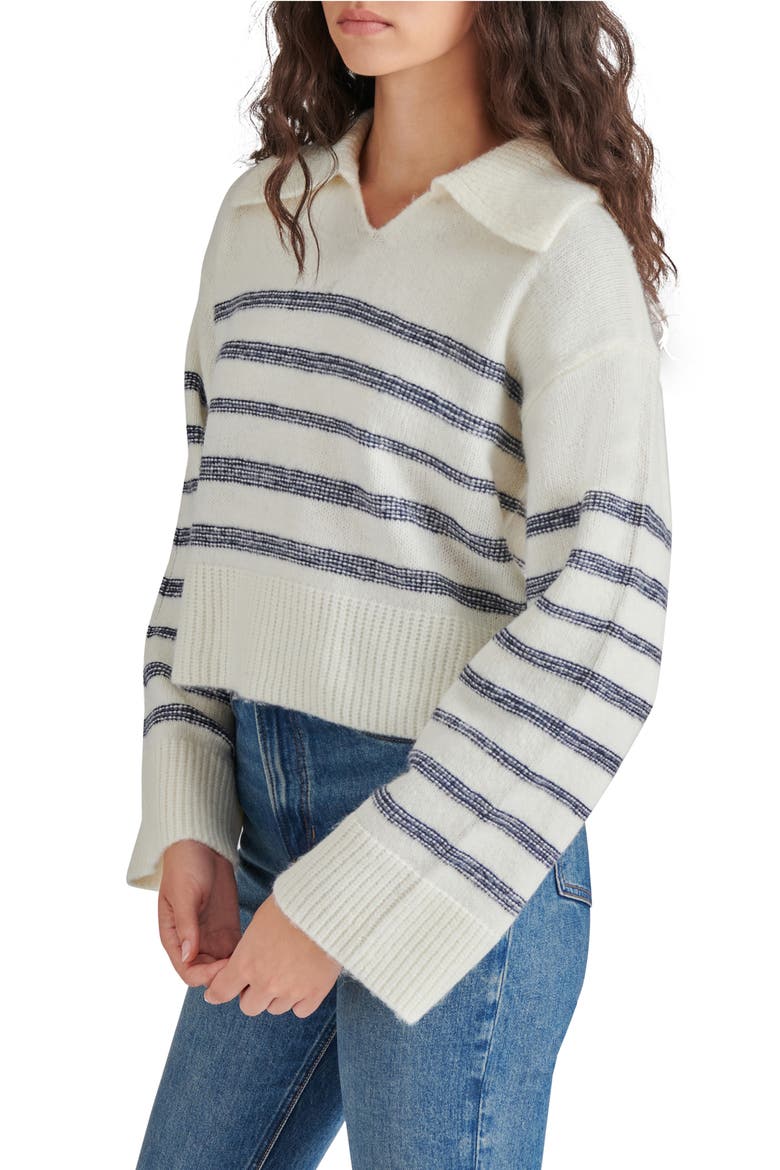 Esther Stripe Sweater, Alternate, color, CREAM