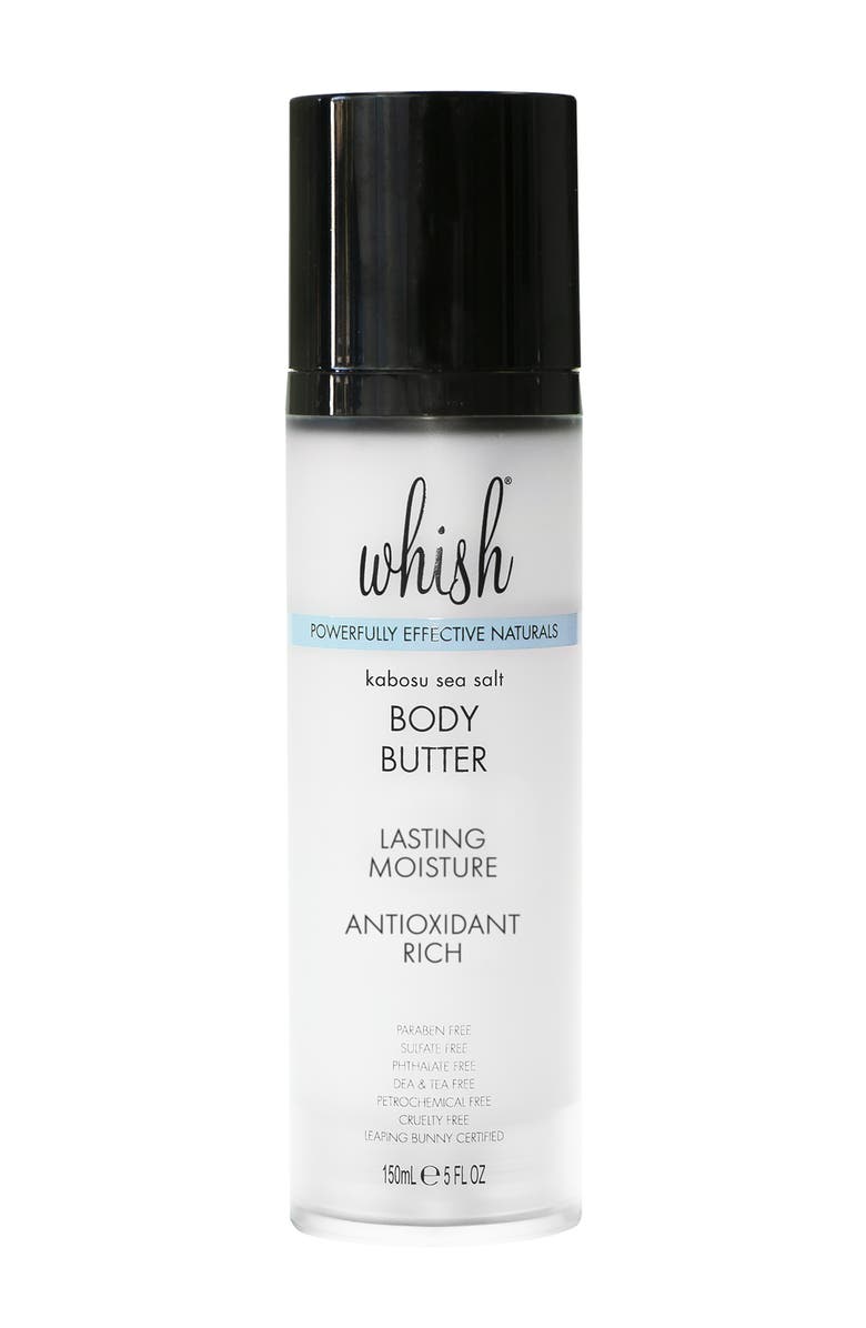 Whish Beauty Body Butter, Main, color, Kabosu Sea Salt