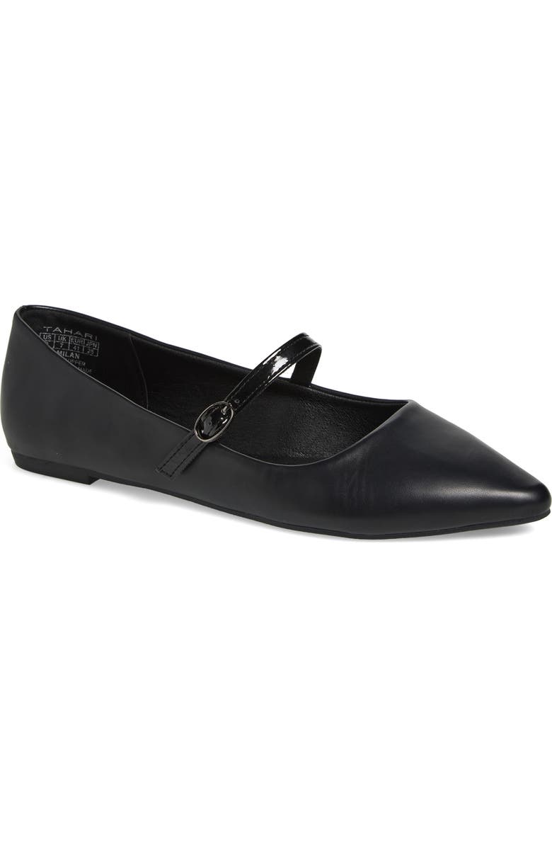 T Tahari Milan Mary Jane Flat, Main, color,