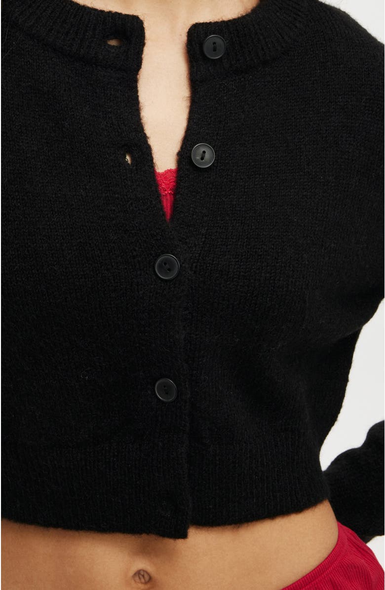 COTTON ON BODY Women's Cropped Knit Cardigan, Alternate, color, 