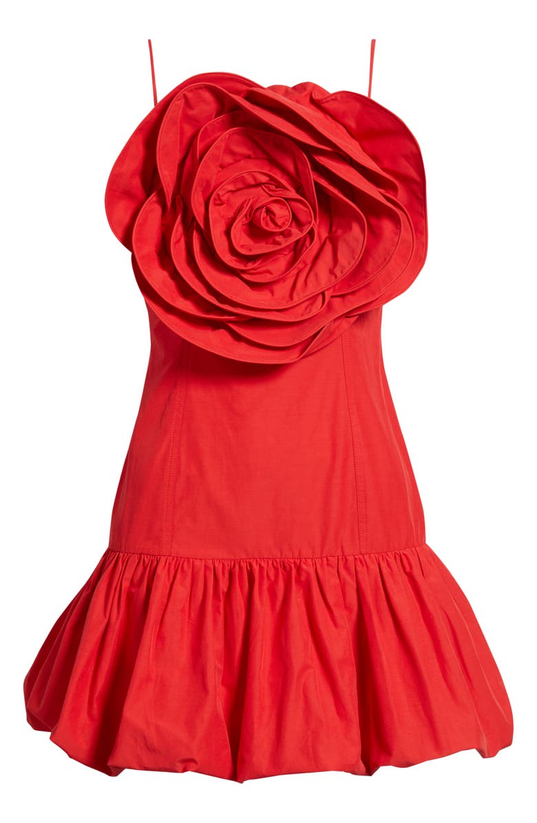 FARM Rio Red Balloon Minidress, Alternate, color, Red