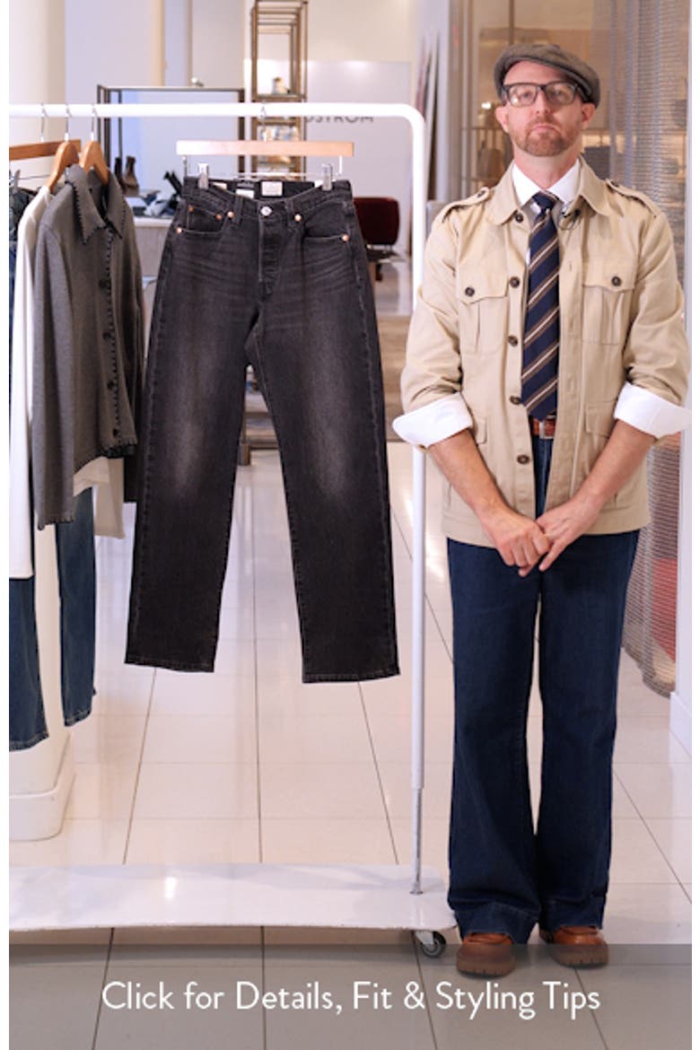 501® Curve High Waist Straight Leg Jeans video
