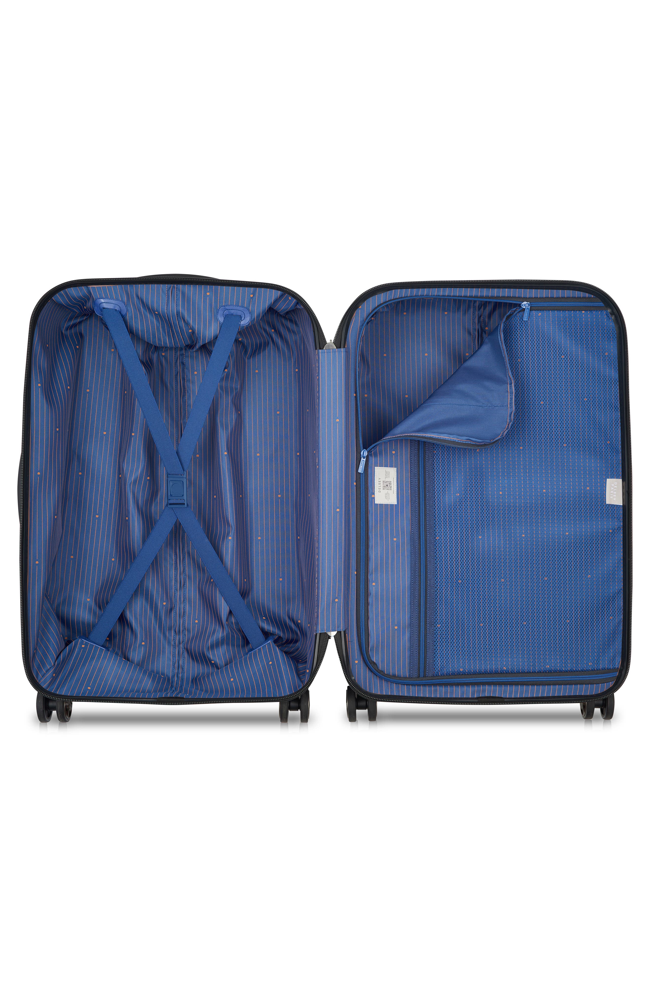 DELSEY Flanerie 24-Inch Hardside Spinner Luggage, Alternate, color, Black