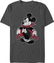Mickey & Friends Men's Mickey & Friends Halloween Retro Vampire Graphic T-Shirt