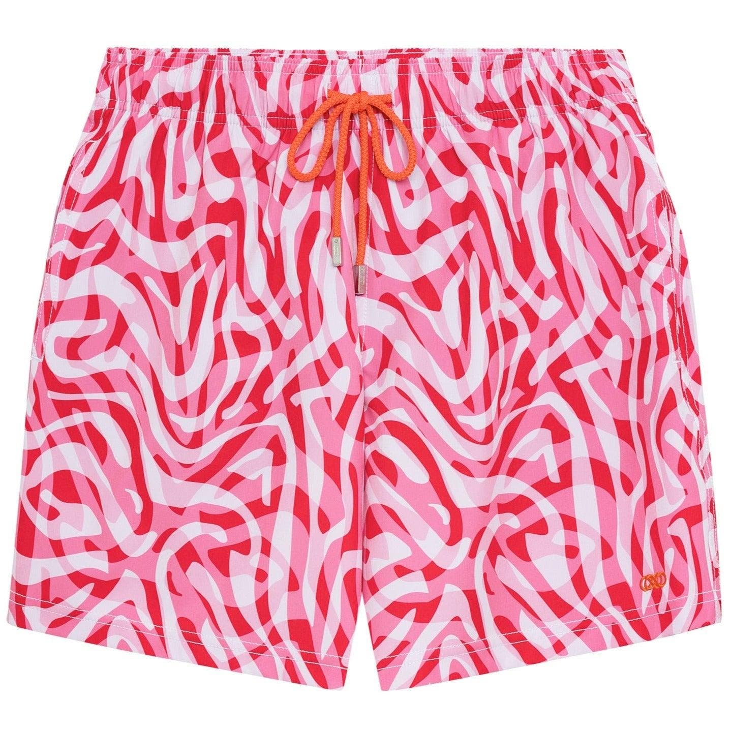 Pink and white