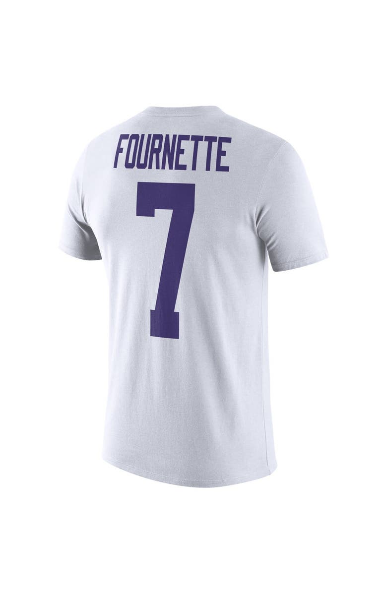 Nike Men's Nike Leonard Fournette White LSU Tigers Football Name & Number Performance T-Shirt, Alternate, color, 