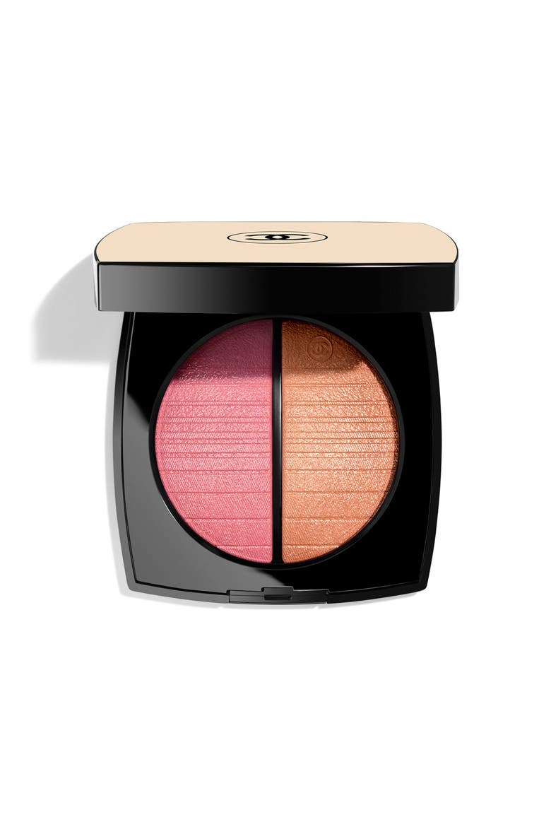 LES BEIGES HEALTHY GOLDEN GLOW POWDER Highlighter & Blush Duo, Main, color, ECLAT DU SOIR