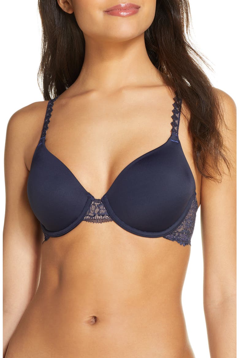Level Up Underwire Contour Bra, Main, color, NIGHT SKY
