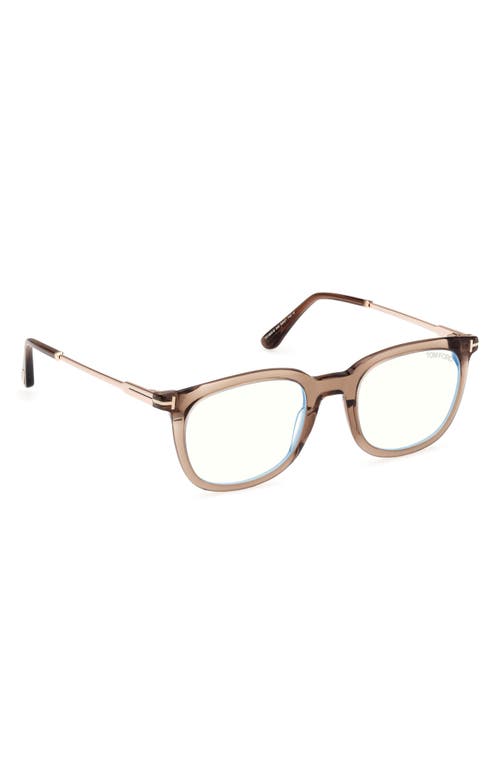 Tom Ford 50mm Square Blue Light Blocking Glasses