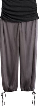 JADED LONDON Mixed Media Chiffon Joggers