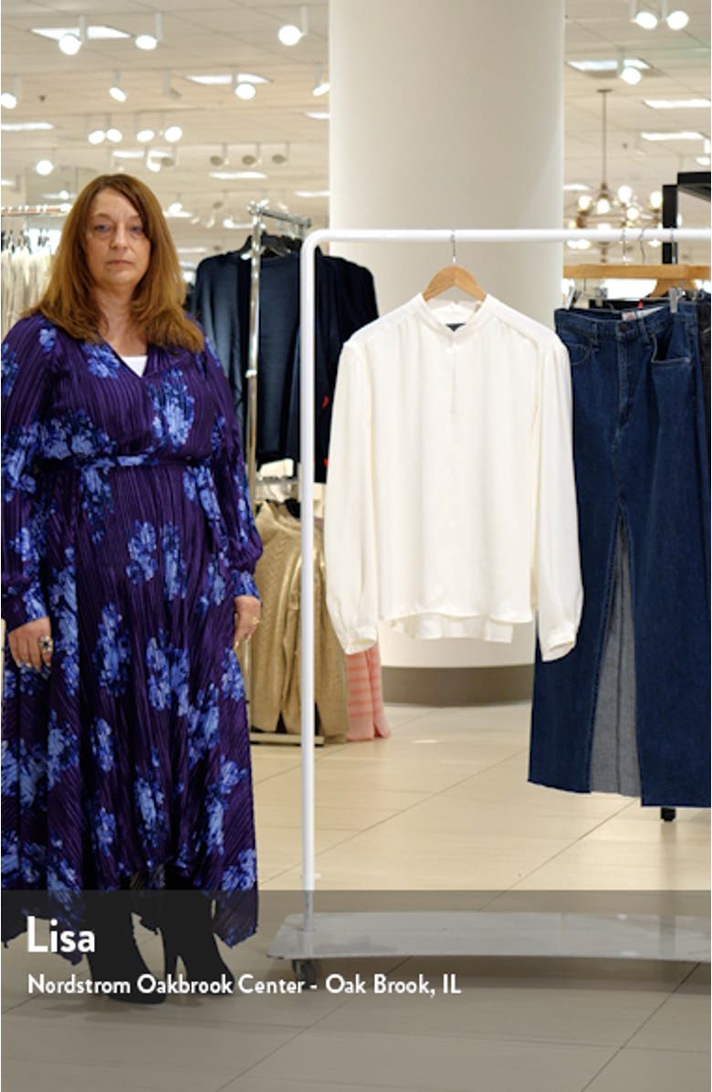 Rosie Satin Shirt, sales video thumbnail