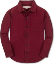 Hope & Henry Kids' Organic Long Sleeve Flannel Button Down Shirt