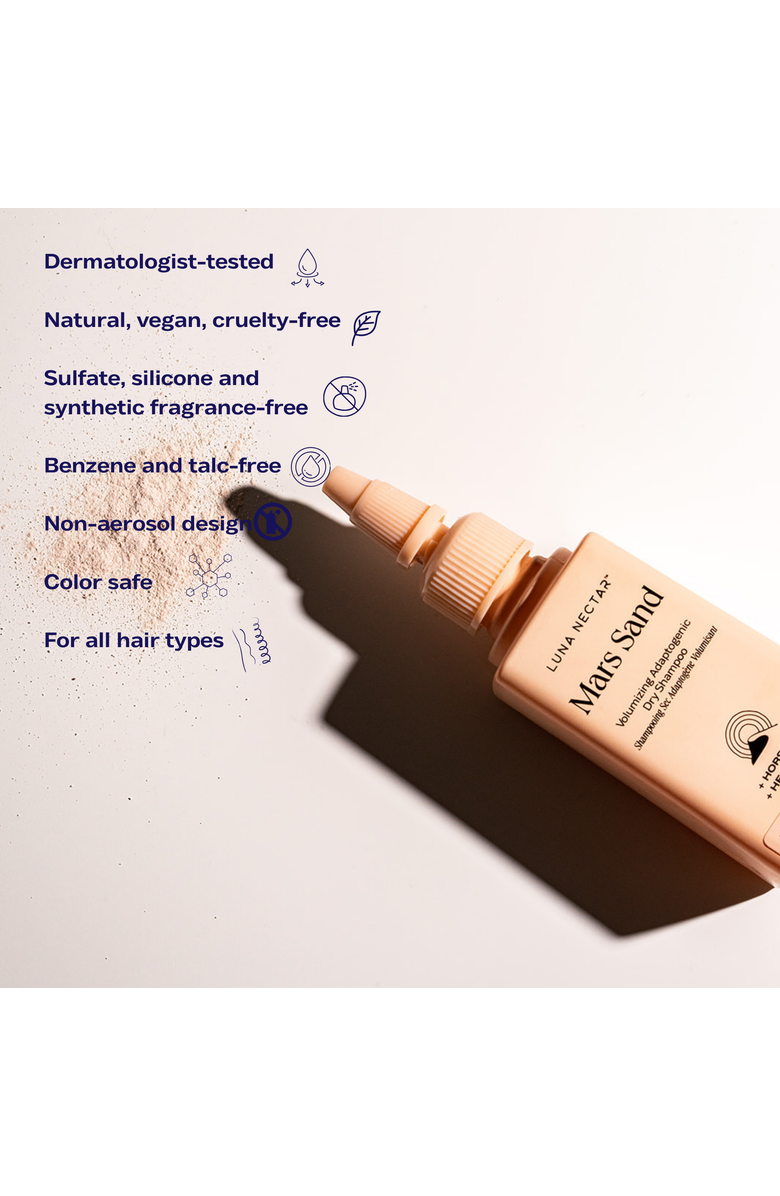 Luna Nectar Mars Sand Volumizing Adaptogenic Dry Shampoo, Alternate, color, Coral