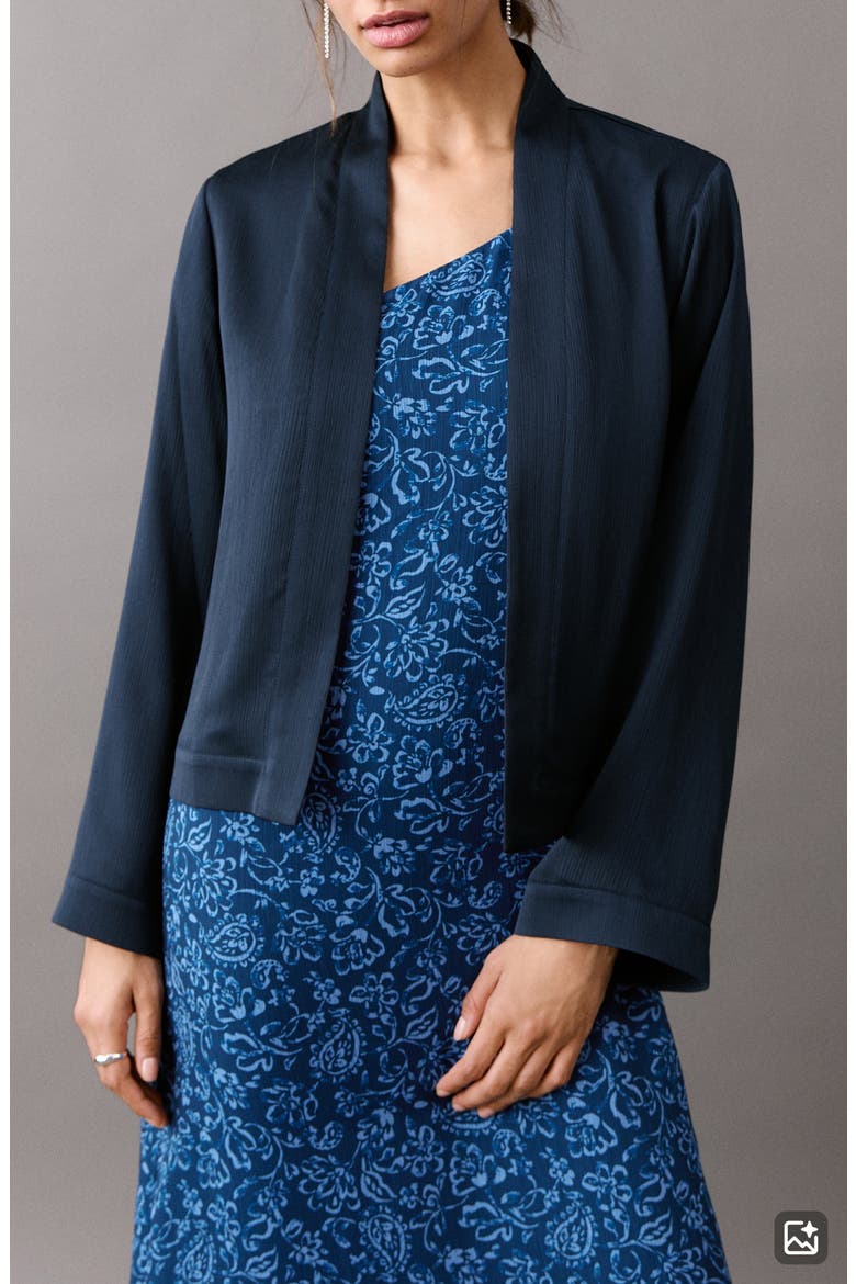 Shawl Collar Jacket, Main, color, NAVY
