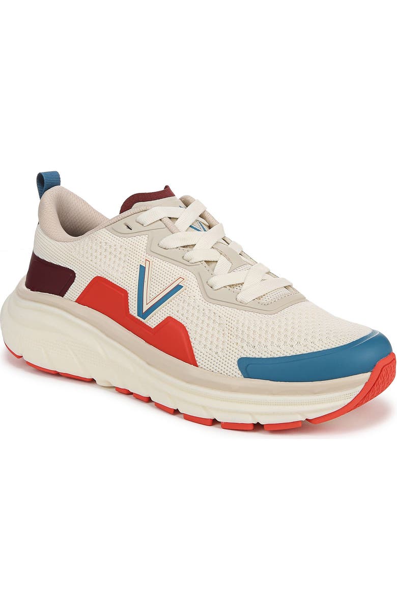 Vionic Walk Max Water Repellent Sneaker, Main, color, Ivory Multi