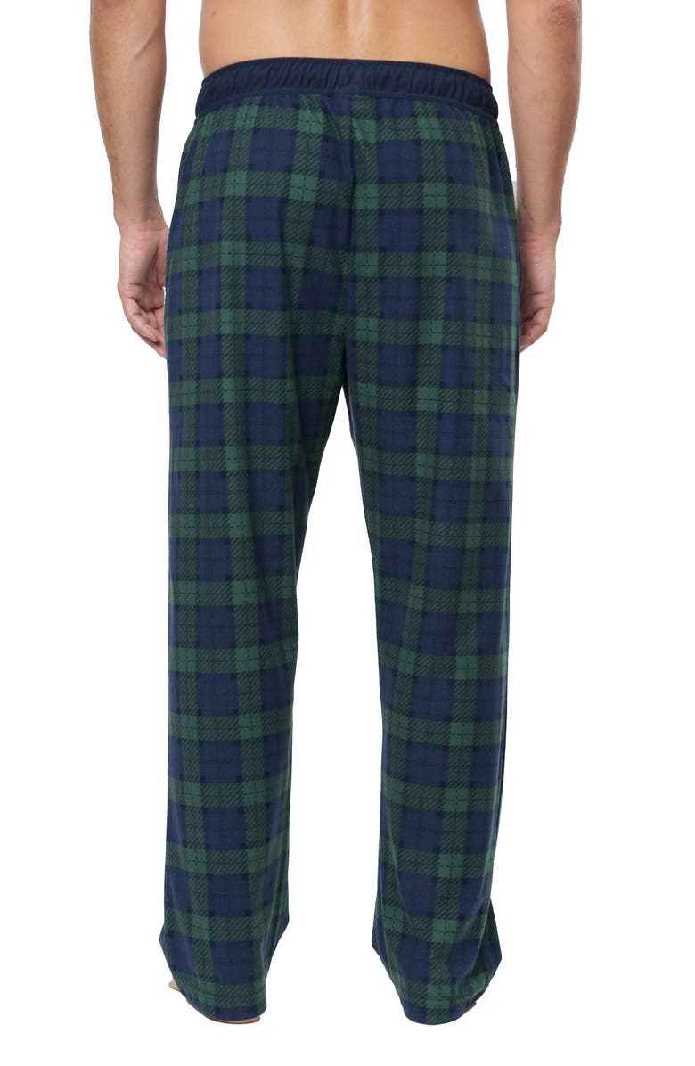 Rainforest Plaid Microfleece Lounge Pants, Alternate, color, 