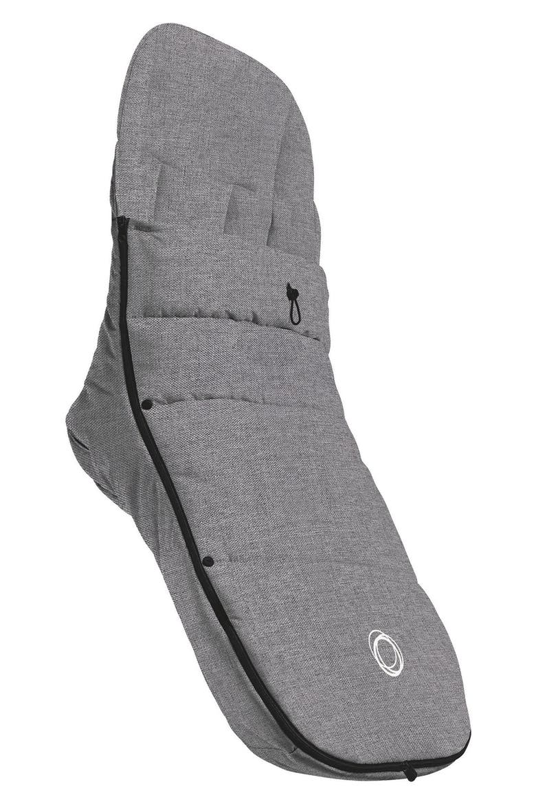 Water Repellent Stroller Footmuff, Main, color, GREY MELANGE