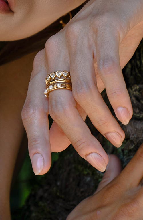 Rc Retro Chic Aeolian Echo Ring In Gold