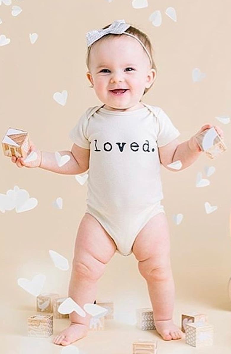 Tenth & Pine Loved Organic Cotton Bodysuit, Alternate, color, 