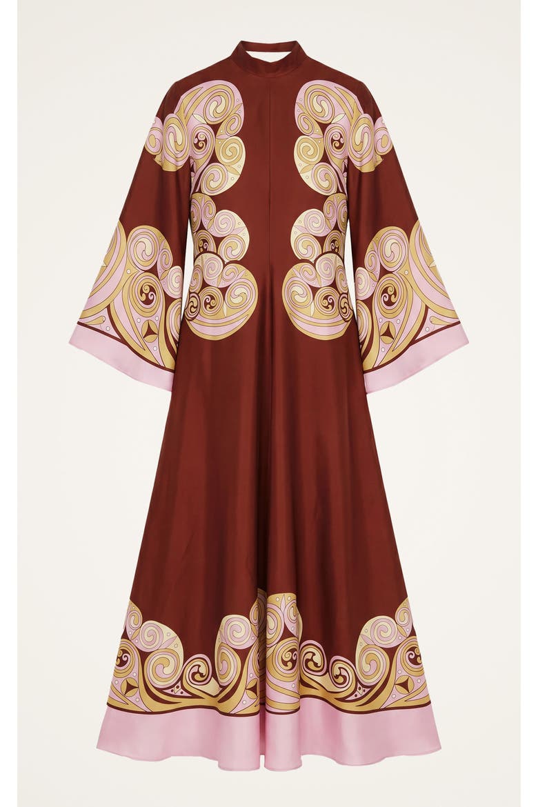 Magnifico Dress, Alternate, color, Kells Swirl Placée Burgundy