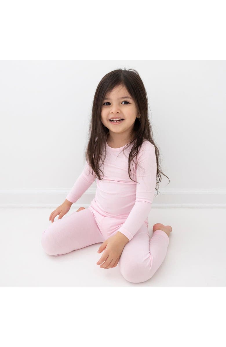 Bellabu Bear Kids' Blush Pink Set of 2 Piece Pajamas, Alternate, color, Blush Pink
