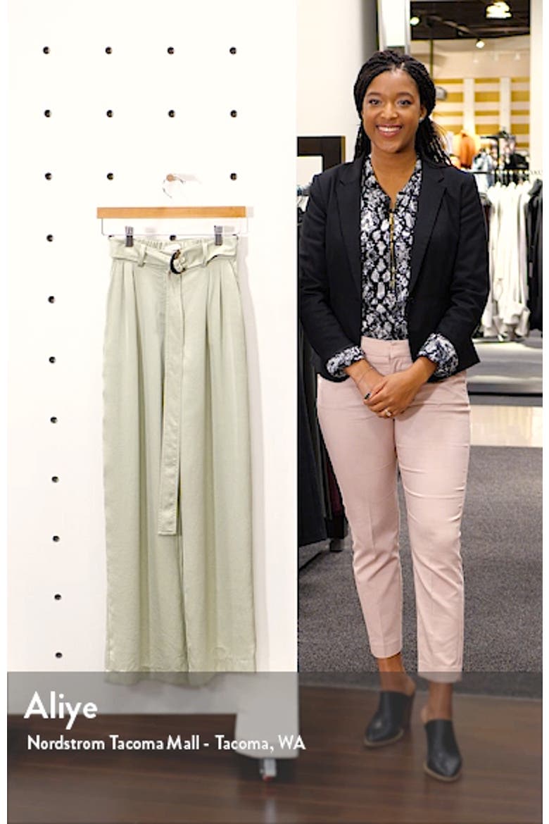 Ellyn Belted Pleated Trousers video