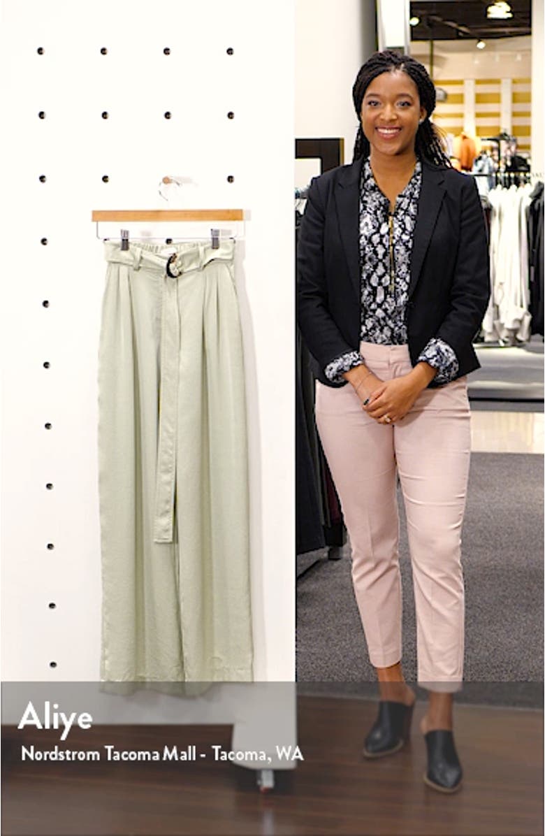 Ellyn Belted Pleated Trousers, sales video thumbnail