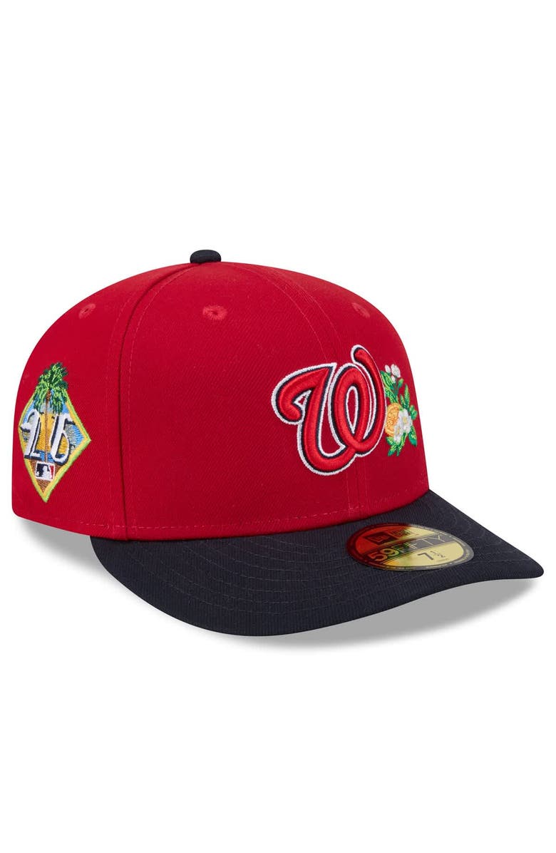 New Era Men's New Era Red/Navy Washington Nationals 2026 Spring Training 59FIFTY Fitted Hat, Main, color, Red