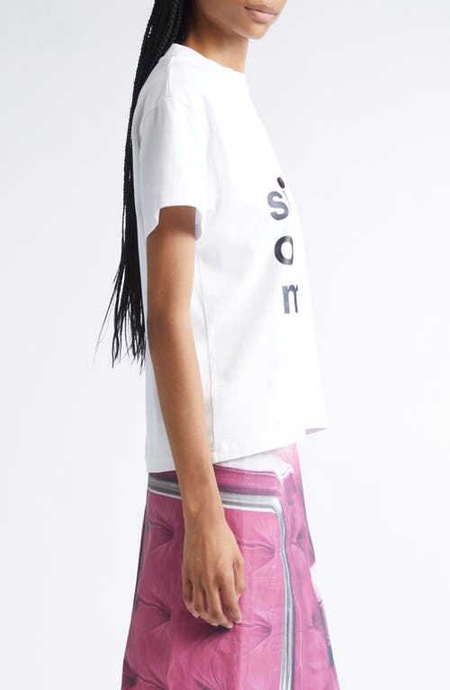 Julie Kegels Jony Cotton Graphic T-shirt In White