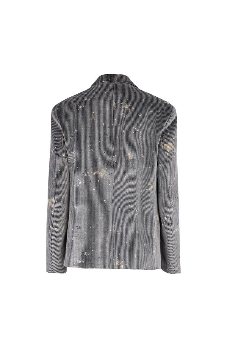 Pure Cotton Your *Itch Velvet Blazer Jacket, Alternate, color, grey