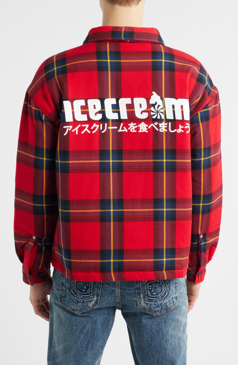 ICECREAM Buffalo Shacket, Alternate, color, Goji Berry