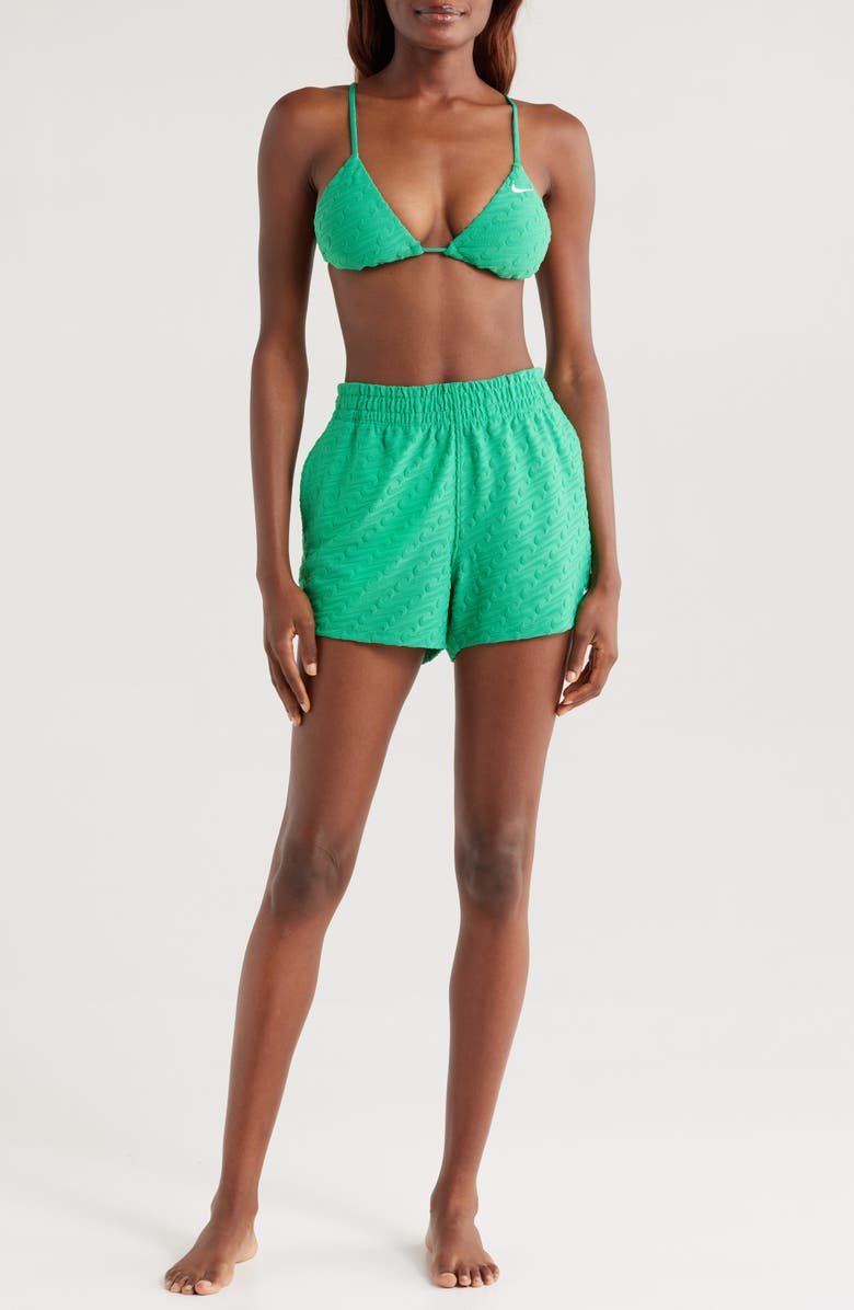 Nike Terry Cover-Up Shorts, Main, color, Stadium Green