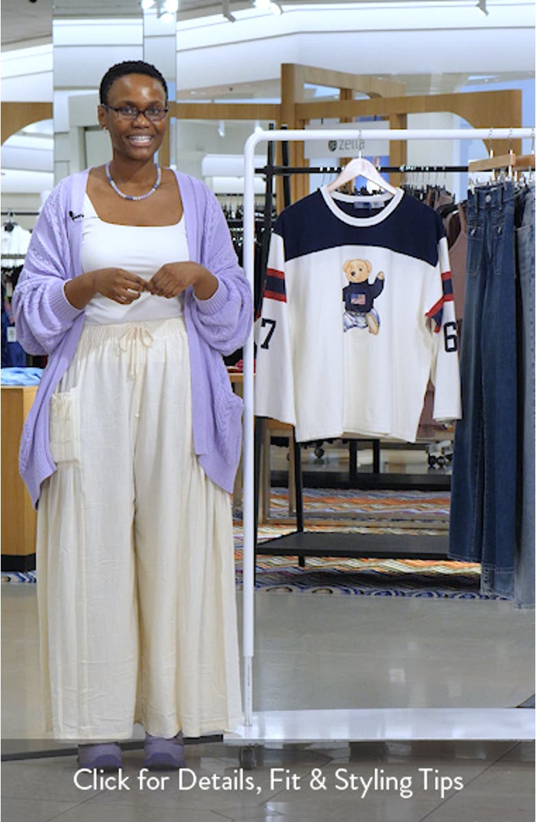 Polo Bear Cotton Jersey Top, sales video thumbnail