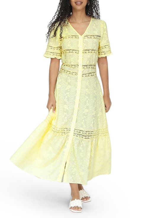 Summer Breeze Lace Midi Dress