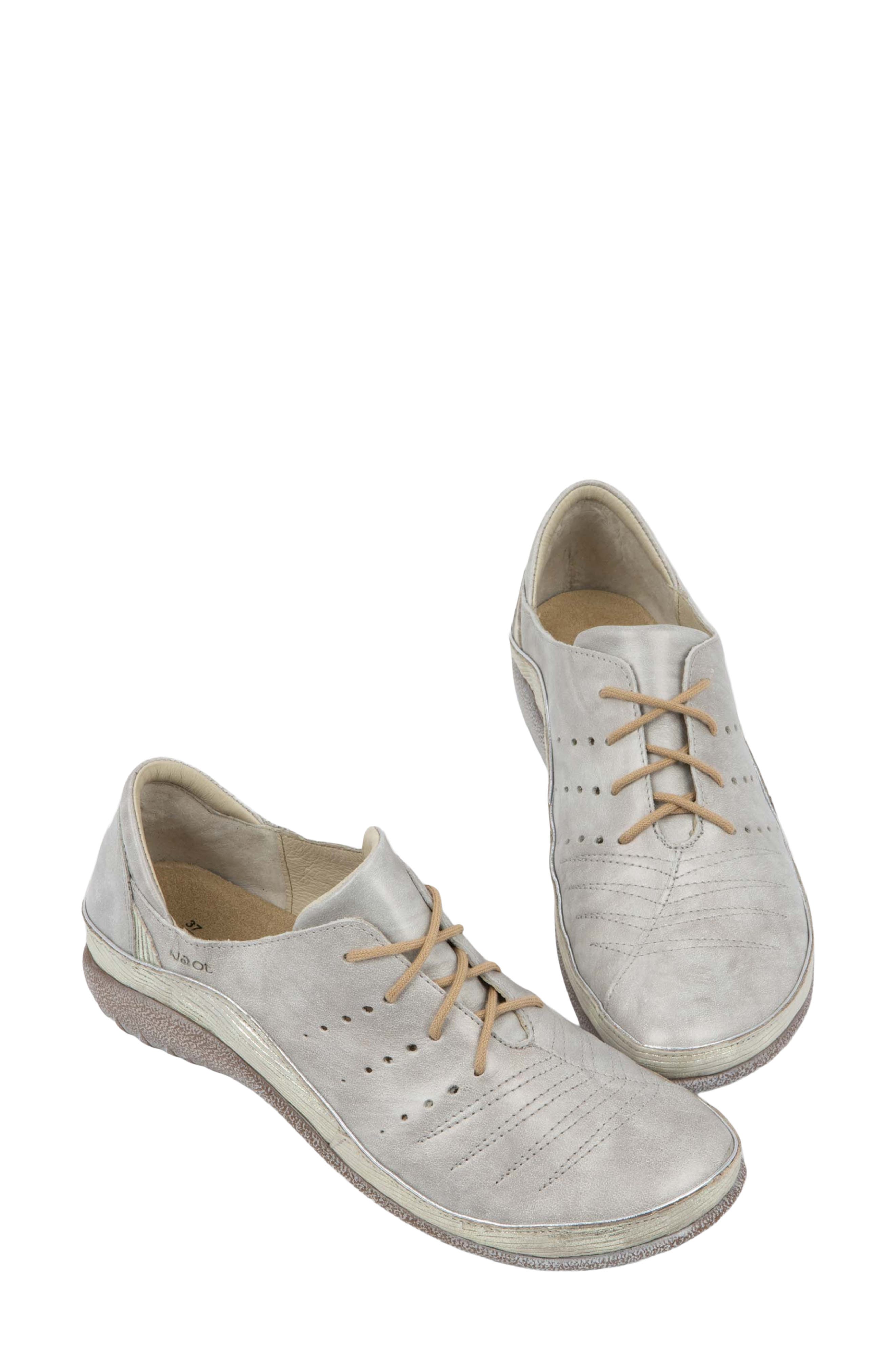 'Kumara' Flat, Alternate, color, QUARTZ METALLIC LEATHER